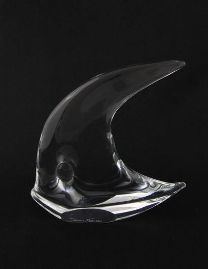 null DAUM FRANCE - SCULPTURE POISSON Moderne en cristal blanc uni

Signature au stylet

H....