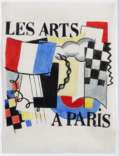 null Roger DE LA FRESNAYE (1885-1925)

Les Arts à Paris, vers 1919

Aquarelle et...