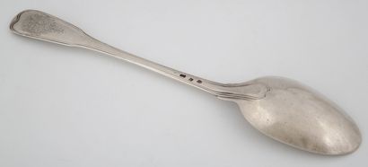 null RAGOUT SPANNER in silver 950 Millièmes - Louis XVI period Net model

The spatula...