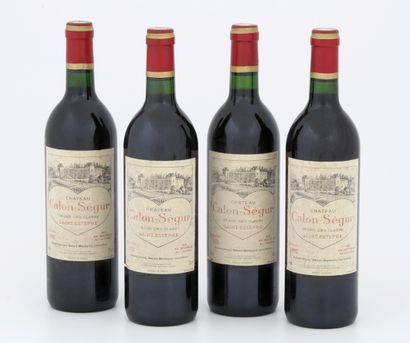 null 4 Bottles CHÂTEAU CALON SEGUR - Saint-Estèphe

Year 1992

(Dirty labels)



Exceptional...