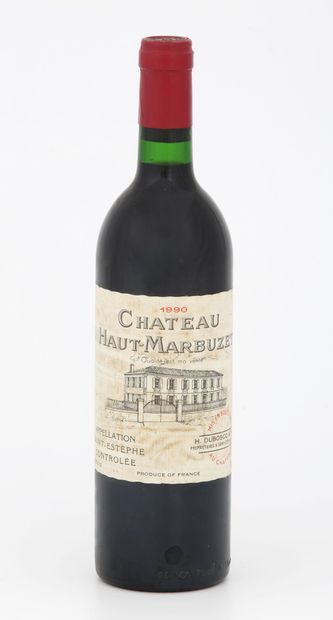 null 11 Bottles CHÂTEAU HAUT-MARBUZET - Saint-Estèphe

Year 1990

(Yellowed labels,...