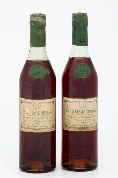 null 2 Bottles COGNAC GRANDE CHAMPAGNE

Réserve de l'Empereur XO - Peuchet selection

(Labels...