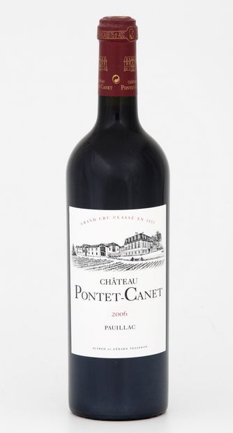 null 6 Bottles CHÂTEAU PONTET CANET - Pauillac

Year 2006