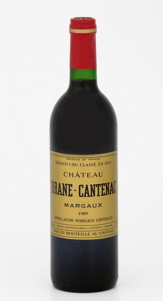 null 6 Bottles BRANE-CANTENAC - Margaux

Year 1989

Original open wooden case - Maison...