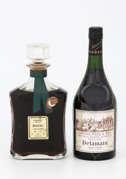 null 1 Bottle COGNAC PALE & DRY GRANDE CHAMPAGNE

Delamain House

(Yellowed label...