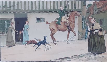 null Cecil ALDIN (1870-1935)

Good Morning Mrs Flanagan

Good Morning Squire Brown

PAIRE...