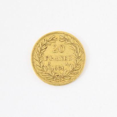 null 1 PIECE DE 20 FRANCS Français or 1831

P. 6,4 g