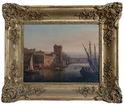 null Isidore DAGNAN (1794-1873)

Vue du port de Marseille

HUILE SUR TOILE

Signée...