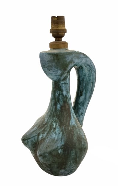 null Jacques BLIN (1920-1995)

Pied de lampe buste de femme

Céramique émaillée

Signée

H....