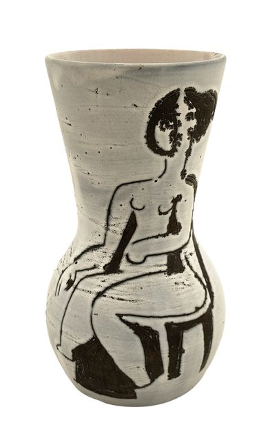 null Jacques INNOCENTI (1926-1958)

Vase balustre aux nus

Céramique émaillée

Signé

H....