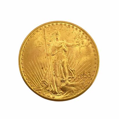 null 
PIECE de 20 dollars or US type Saint-Gaudens 1920 atelier Philadelphie




P....