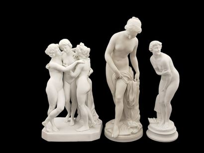 null D'après Antonio CANOVA

Les Trois Grâces

GROUPE EN BISCUIT DE PORCELAINE

30...