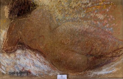 null Henri-André MARTIN (1918-2004)

Reclining nude from behind 

Pastel on stained...
