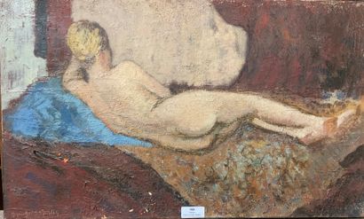 null Henri-André MARTIN (1918-2004)

Blonde nude lying down 

Canvas 

Signed lower...