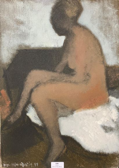 null Henri-André MARTIN (1918-2004)

Nude sitting in profile - 1999

Canvas 

Signed...