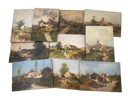 null 
Eugène GALIEN-LALOUE (1854-1941)





Vues de villages et paysages animés





10...