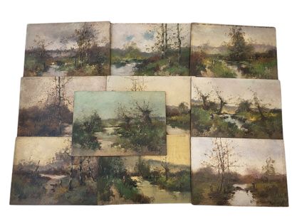 null Eugène GALIEN-LALOUE (1854-1941)


Paysages aux cours d'eau, certains animés


10...