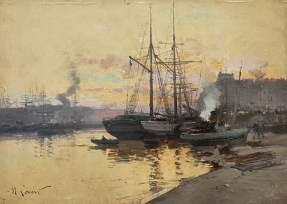 null Eugène GALIEN-LALOUE (1854-1941)


Le port de Nantes, effet de soleil couchant


Huile...