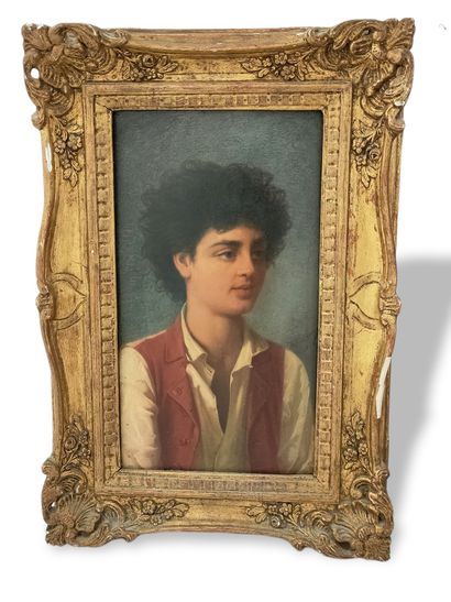 null Alexander ANTONOWICH RIZZONI (1836-1902)

Portrait de jeune homme au gilet rouge...