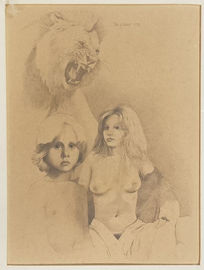 null Peter LE VASSEUR (Born in 1938)

Innocence and the lion - 1975

Pencil drawing...