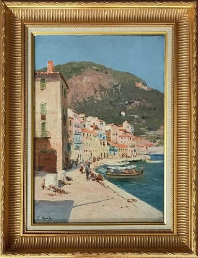 null François NARDI (1861-1936)

Le port de Villefranche sur mer

HUILE SUR TOILE

Signée...