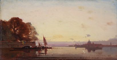 null LEROY (XIX-XXème Siècle)

Abord d’ n palais à Venise au coucher du soleil

HUILE...