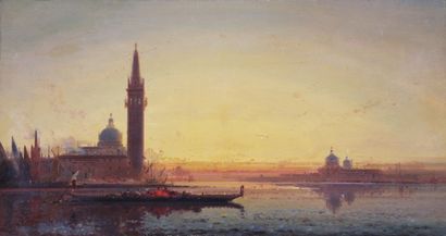 null Henri DUVIEUX (c.1855-1902)

Venise La Salute au coucher du soleil

HUILE SUR...