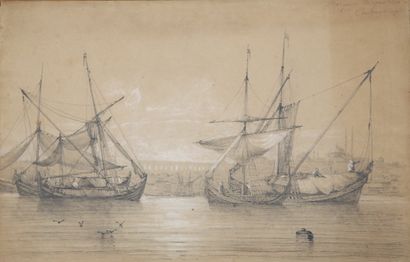 null Camille ROGIER (Meynes 1810 Paris 1893)

Marine scene in Constantinople

Black...
