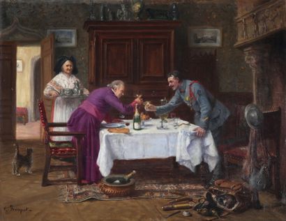 null Henri BRISPOT (1846-1928)

La victoire du poilu fêtée à la table de l’ vêque...