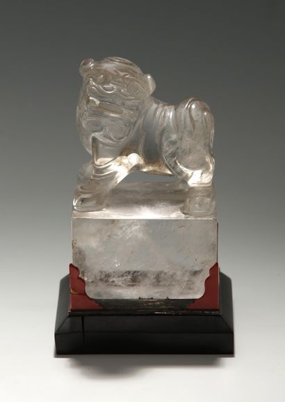  CHINA, end of the 19th century 
Rock crystal...