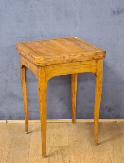 null PETITE TABLE A JEUX PORTEFEUILLE de Style Louis XV Moderne en bois fruitier...