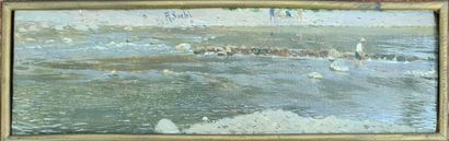 null Raffaello SORBI (1844-1931)

Pêcheurs à la rivière

HUILE SUR PANNEAU

Signée...