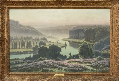 null Didier William POUGET (1864-1959)

Vallée du Doubs, Bruyère et fleurs le matin

HUILE...
