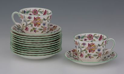 null 
John Wadsworth FOR MINTON - SET OF 12 LUNCHES AND THEIR CUP AND A JAM WITH...
