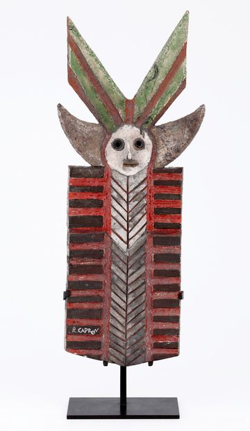 null Roger CAPRON (1922-2006)

SCULPTURE totem character

Ceramic (raku) enamel and...