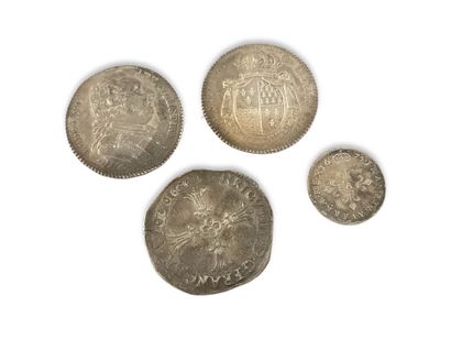 null 3 PIECES OF NUMISMATICS : 

2 Louis XVI Tokens of the States of Brittany 6.8...