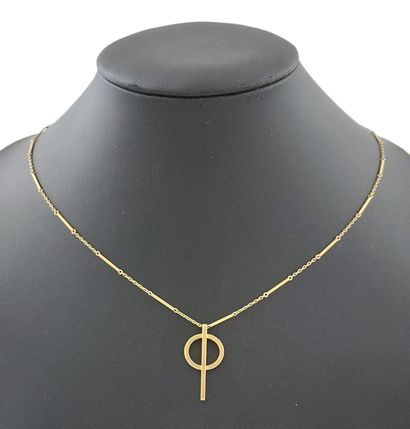 null Modern gold chain and key pendant 750 Millièmes 

D. 8,7 g

Judicial lot - Buyer's...