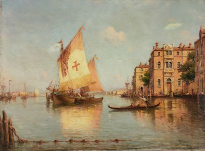 Charles MALFROY (1862-1918) 
Venise 
HUILE...
