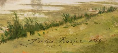 null Jules ROZIER (1821-1882)

The Seine at Saint-Ouen 1859

OIL ON PANEL

Signed...