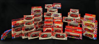 null SOLIDO - 40 REDUCED MODELS OF FIREMAN'S VEHICLES, AMBULANCES AND VARIOUS PUBLIC...