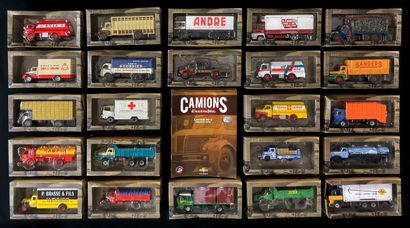 null ALTAYA EDITIONS 95 REDUCED MODELS, SERIES " LES CAMIONS D'AUTREFOIS ", in their...