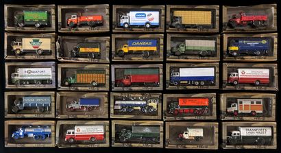 null ALTAYA EDITIONS 95 REDUCED MODELS, SERIES " LES CAMIONS D'AUTREFOIS ", in their...