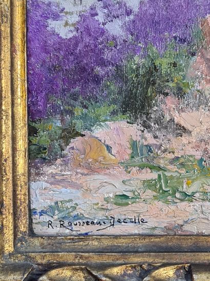 null René ROUSSEAU-DECELLE (1881-1964)

Terrasse fleurie sur la baie

HUILE SUR PANNEAU

Signée...