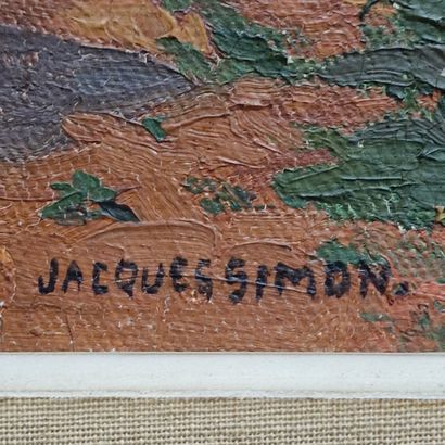 null Jacques SIMON (1875-1965)

Bord de mer en Afrique du Nord

HUILE sur TOILE

Signée...