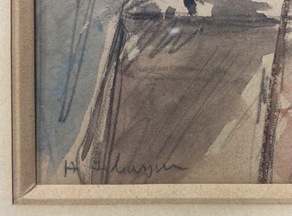 null Henri LEBASQUE (1865-1937)

La leçon de peinture 

AQUARELLE sur TRAITS de CRAYON

Signée...