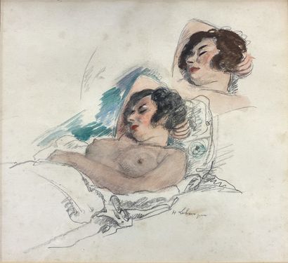 null Henri LEBASQUE (1865-1937)

Etude de nu, deux visages

AQUARELLE sur TRAITS...