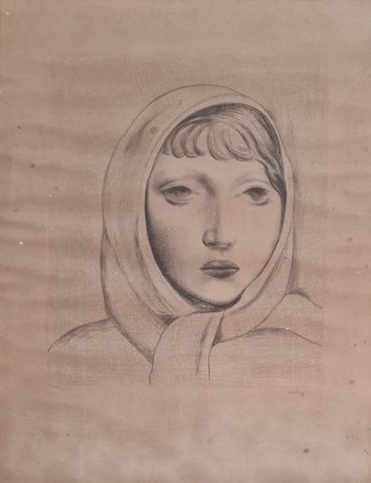 null Moïse KISLING (1891-1953)

Femme au foulard

LITHOGRAPHIE

Signée en bas à droite,...