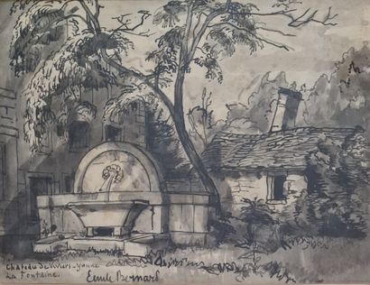 null Emile BERNARD (1868-1941)

Château de Viviers l'Yonne, la fontaine

ENCRE et...