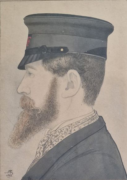 null probably russian school of the 19th century

Portrait of a man with a kepi -...