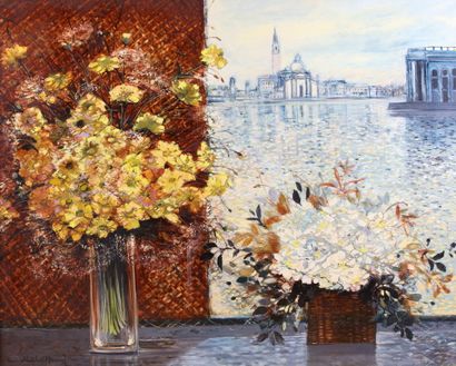null Michel HENRY (1928-2016)

View of Venice

OIL on canvas

Signed lower left

A...